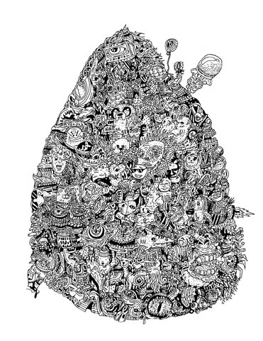 Blob By Kris Man Coloring Page